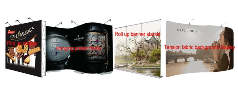 trade show large format display
